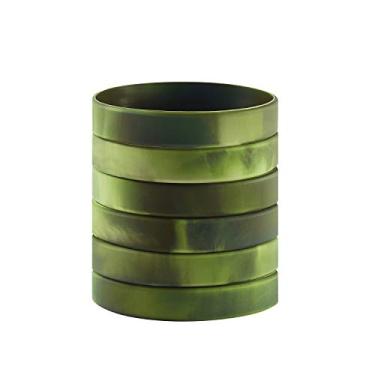 Imagem de BRANDWINLITE Atacado 6 peças/pacote de pulseiras de silicone em branco de cores únicas pulseiras de borracha