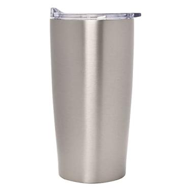 Imagem de Copo Térmico de Aço Inox com Tampa Acrílica Prata 600ML