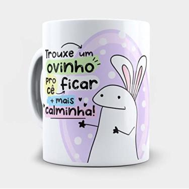 Imagem de Caneca Flork Páscoa ovinho pra ficar Calminha 7
