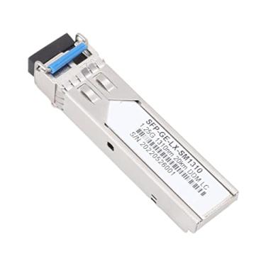 Imagem de Transceptor SFP, Modo Único de Fibra Única 1.25G 1310nm, até 20 metros, Módulo Óptico SFP Profissional para Roteadores de Placas de Rede, Plug and Play