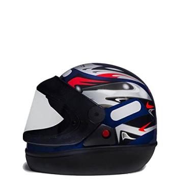 Imagem de CAPACETE MOTO AZUL SAN MARINO 58