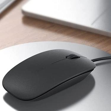 Imagem de Mouse com fio Mouse de computador PC Silencioso USB Mouse óptico para laptop (Cor: A, Tamanho: 112 * 58 * 21 mm) little surprise