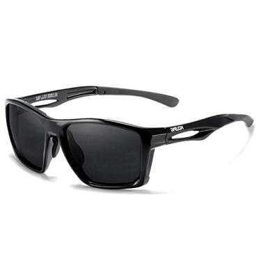 Imagem de Óculos De Sol Masculino Escuro KDEAM Polarizado Proteção Uv400 Ciclismo Bike Pesca Esporte ao Ar Livre (C6)