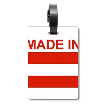 Imagem de Made in Austria Country Love Mala Etiqueta de Bagagem Etiqueta para Bagagem Etiqueta de Scutcheon