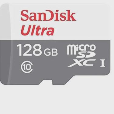 Imagem de Cartão de Memória Micro sd 128gb Sandisk Classe 10 Ultra 100mb/s