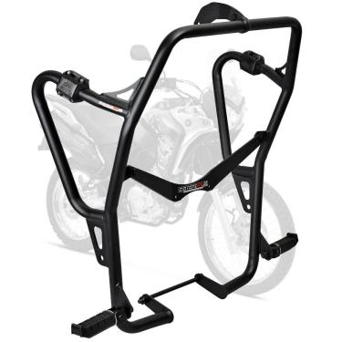 Imagem de Protetor De Motor E Carenagem Coyote Preto Com Pedais - Tenere 250 Todos Os Anos