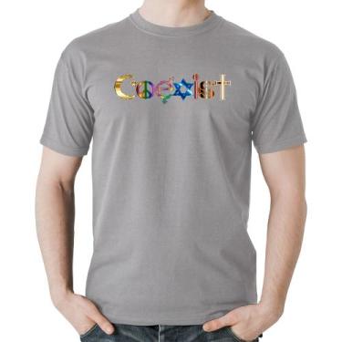 Imagem de Camiseta Algodão Coexistência Pacífica - Foca Na Moda