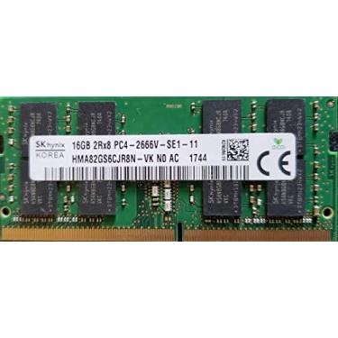 Imagem de Memória de laptop genuína OEM 16GB para laptop HMA82GS6CJR8N-VK 16GB (1X16GB) PC4-21300 DDR4-2666MHz não-ECC sem buffer CL19 260-Pin SoDimm 1,2V de uma única classificação