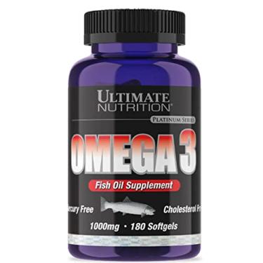 Imagem de Ômega 3 1000mg - 180 Softgels Ultimate Nutrition, Ultimate Nutrition