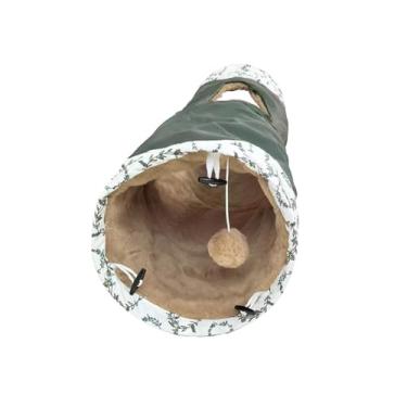 Imagem de Generic Gato túnel brinquedo gato brinquedos tubo dobrável jogar brinquedo esconder jogando brinquedo interativo gatinho ninho para coelhos gatos internos, Peludo