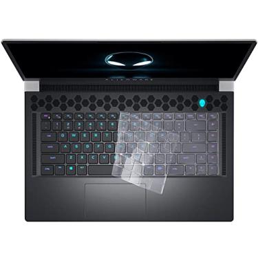 Imagem de Capa de teclado para laptop gamer Dell G16 7630 7620, Alienware m17 R5 / m15 R7, Alienware M16 R1 R2, Alienware x15 R1 R2 39.6 cm e x17 R1 R2 43.9 cm, Alienware m15 R5 Protetor R6 R7 39.6 cm, TPU