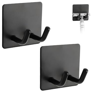 Imagem de Linkidea 2 pacotes de suporte autoadesivo para barbeador para chuveiro, ganchos para barbeador de parede, compatível com Gillette Venus Platinum, Fusion 5 Proshield, Mach 3 Classic, organizador de