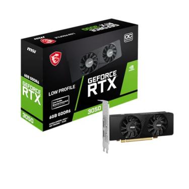 Imagem de MSI GeForce RTX 3050 LP 6G OC (6GB GDDR6/PCI Express 4.0/1492MHz/14000MHz/Perfil baixo)