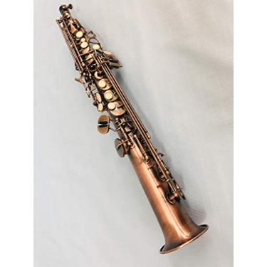 Imagem de Saxofone reto soprano antigo profissional