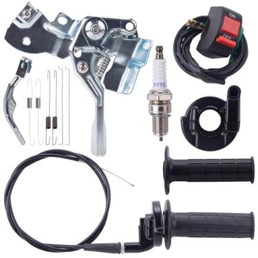 Imagem de Conjunto de controle do acelerador kit de ligação adequado para Predator 212 196cc Coleman CT200U BT200X CT200U-EX B200R KT196 Baja Massimo MB200 Axis M200 GX160 GX200 Peças de motor Mini Bike Go Kart