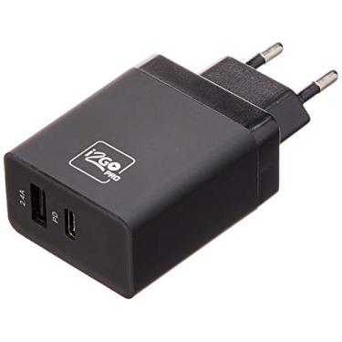 Imagem de Carregador De Parede Ultra Rápido 30W Com 1 Saída USB-C Power Delivery E 1 Saída USB Comum I2GO - I2GO PRO