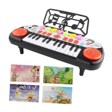 Imagem de Generic Teclado eletrônico multifuncional piano digital órgão eletrônico 24 teclas piano eletrônico para memória criatividade paciência, Vermelho