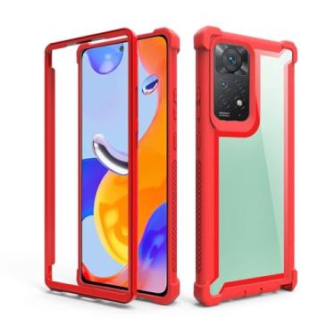 Imagem de Asuwish Capa de telefone para Xiaomi Redmi Note 12 Pro 4G/Redmi Note 11 Pro 5G capa robusta à prova de choque corpo inteiro resistente híbrido dupla camada acessórios para celular Redme Note11 11E