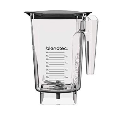 Imagem de Blendtec Frasco transparente WildSide 40-630-62 com tampa rígida preta