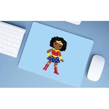 Imagem de Mouse Pad Grande Infantil Divertido Maravilha Negra - Deluzz