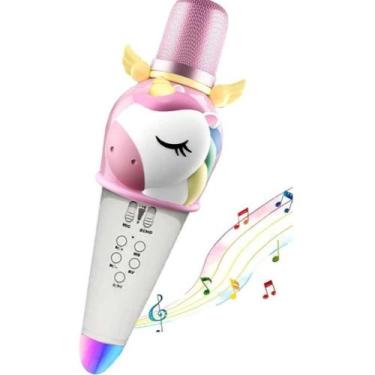 Imagem de Microfone sem fio de karaokê adequado para crianças de 4 a 12 anos - E