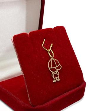 Imagem de Pingente Menino Criança Em Ouro 18k - Golden Maison Joias, Amarelo
