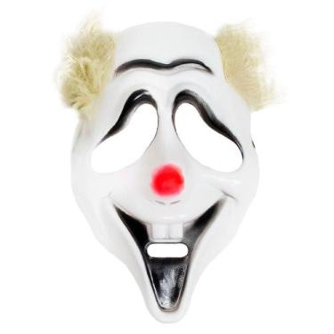 Imagem de Máscara de Palhaço Acessório Para Fantasia de Hallowen - Fantasias Car