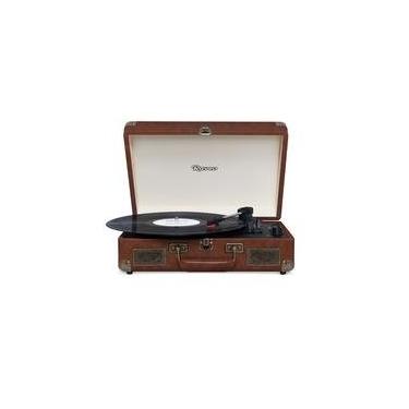 Imagem de Vitrola Raveo Sonetto Vintage, Bluetooth, USB, 10W, Marrom - 90-09063