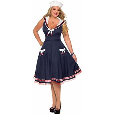 Imagem de Forum Novelties Fantasia Ahoy de Navios Femininos Plus Size, Conforme mostrado., Plus Size