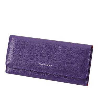 Imagem de Carteira de Couro Mariart 250N, Blueberry