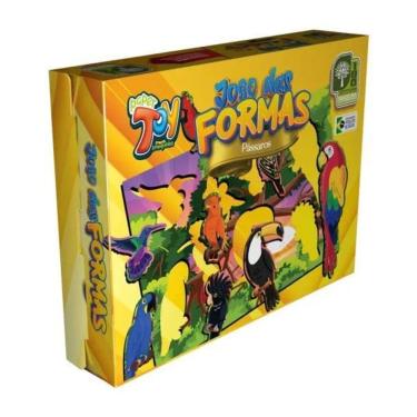 Imagem de Brinquedo Jogo Das Formas Pássaros Em Mdf +3 Anos Paper Toy