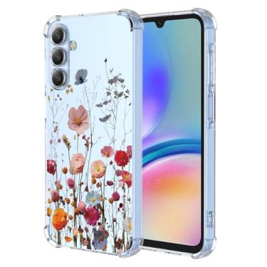 Imagem de RRXSYXL Capa para Samsung Galaxy A05S, Capa para Samsung Galaxy M14 4G com série de flores bonitas coloridas capa macia antiqueda para Samsung A05S, Samsung M14 4G, linda flor
