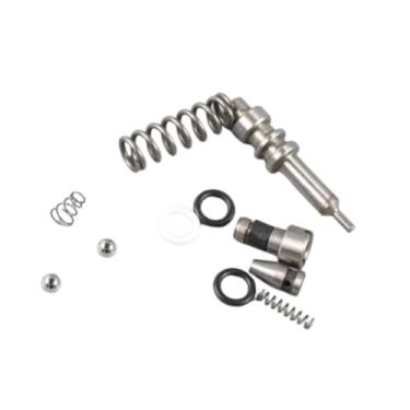 Imagem de harayaa Corpo da válvula da bomba de óleo da empilhadeira manual hidráulica Kit de reparo de fluxo de controle resistente Acessório de palete manual Haste do