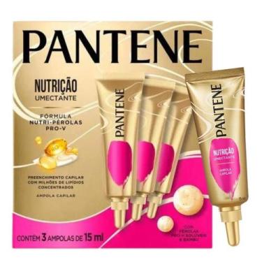 Imagem de Kit Ampolas Pantene Nutrição Umectante 15ml Com 3