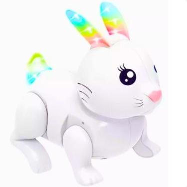Imagem de Coelhinho coelho páscoa mexe orelhas rabinho pula toca musica - Zoop T