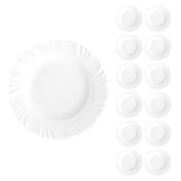 Imagem de Jogo 12 Pratos Fundo 23,5cm Redondos Pétala Refeição Duralex - NADIR F
