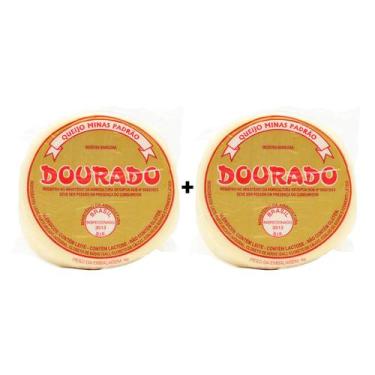 Imagem de Kit com 2 - Queijo Minas Padrão - Massa Cozida - Laticínios Dourado - 