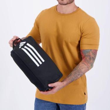 Imagem de Porta Chuteira Adidas Essentials TR Preto e Branco, Único