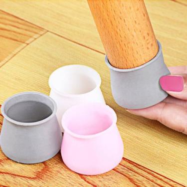 Imagem de Kit C/ 16 Protetores de Silicone para Pés de Cadeira e Mesa - Nexus Ma