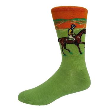 Imagem de Meias Coloridas Divertidas Obras de Artistas Clássicos - Corrida de Ca