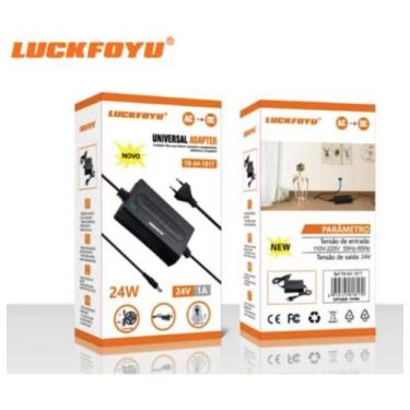 Imagem de Fonte Adaptador Dc 24V 1A/2A/3A/5A 84W Bivolt 100% Preto - NoBrand, 24