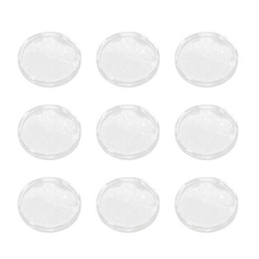 Imagem de COHEALI Cápsulas de plástico transparente para moedas, 50 peças, porta-moedas de 27 mm, caixa de armazenamento para colecionadores, dólar de prata