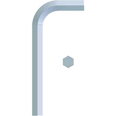 Imagem de Eklind Tool 16622 11 mm Chave Allen Hex-L longa brilhante, pacote com 5