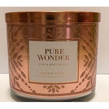 Imagem de Bath & Body Works, Vela White Barn com 3 pavios com óleos essenciais - 411 g - Aromas de Natal e Inverno 2021! (Pure Maravilha)