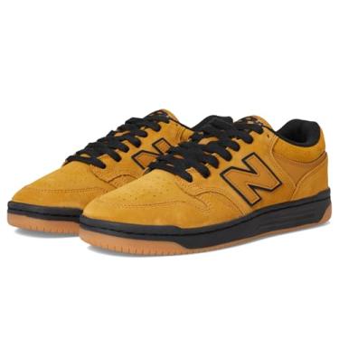 Imagem de New Balance Tênis de skate unissex adulto 480 numérico, Tabaco/Preto, 11 Women/9.5 Men