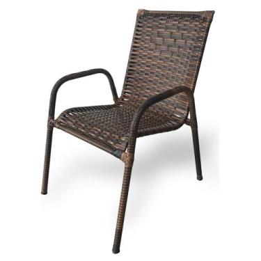 Imagem de Cadeira Romana de Varanda e Jardim Luxo Junco - Fernandópolis - FERNAN