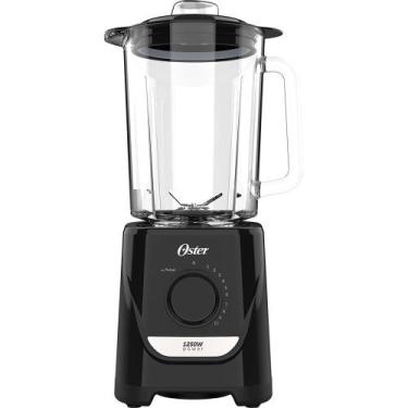 Imagem de Liquidificador oster 1,8l 1250w jarra vidro oliq520 220v preto, 220V