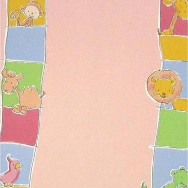 Imagem de Papel De Parede Safari Friends Infantil Colorido Sf6209