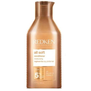 Imagem de Condicionador All Soft 300ml Redken para cabelos secos e opacos hidrat