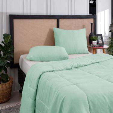 Imagem de Kit Edredom Casal Queen 3 Peças Margarida Cama Box Tiffany